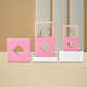 Light pink inner box paper sleeve (diamond hole);7*7*2