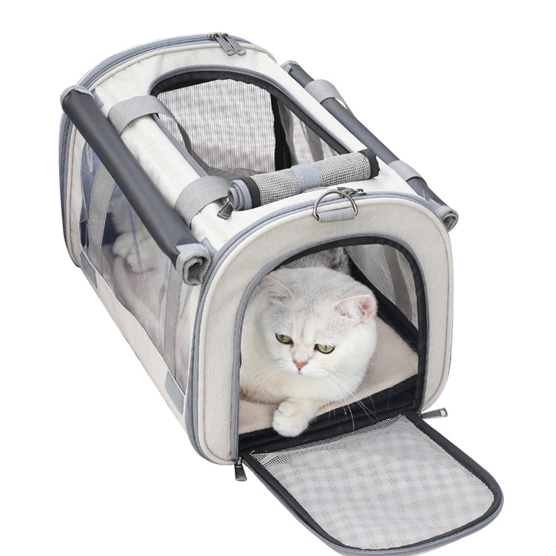 Cat Bag Outgoing Bag Portable Foldable Take-out Car Small Dog Cat Outgoing Bag Shoulder Portable Pet Bag