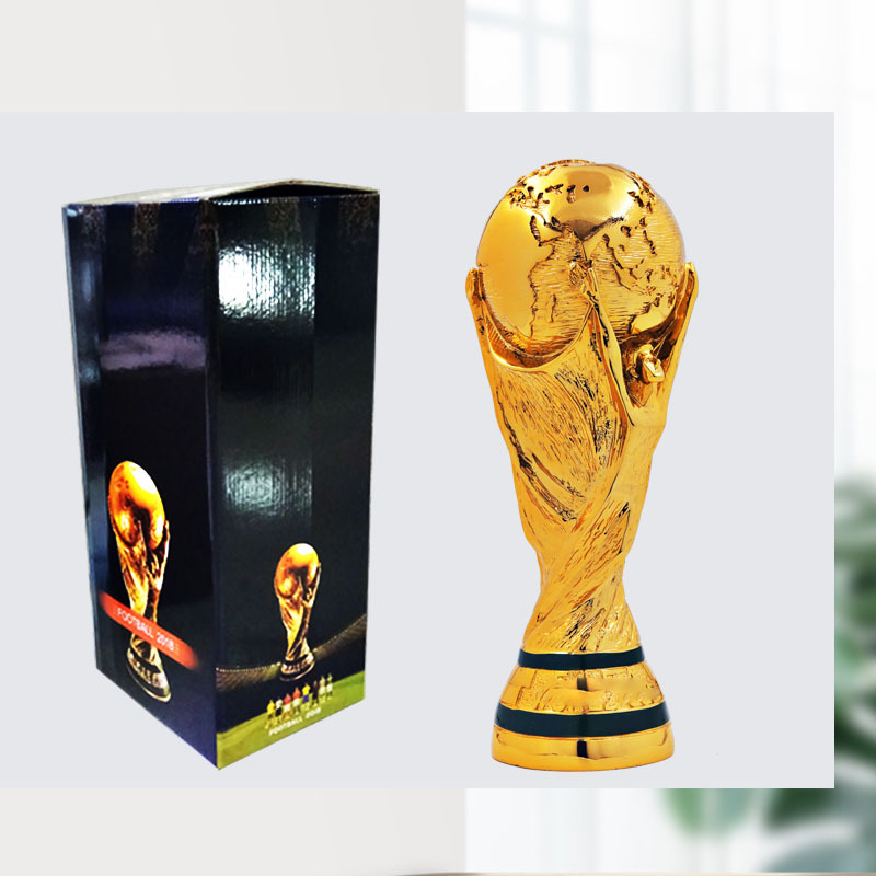 Dali Cup Trophy Смола 36 см Полностью позолоченная фабрика Прямая в наличии 2022 Новый Кубок Hercules Cup Trophy