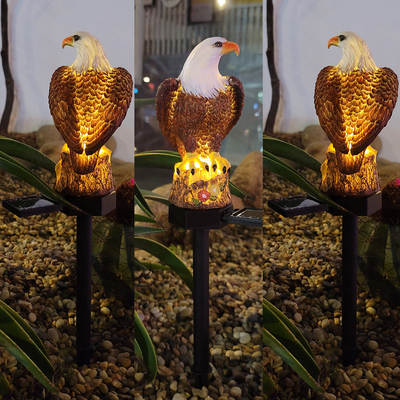 Cross-border hot sale solar led European garden lamp outdoor landscape Eagle ground lawn lamp garden decorative lamp