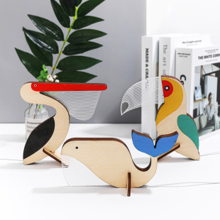 Foreign trade Amazon New, animal wooden light personalized night light decorative lamp wall lamp