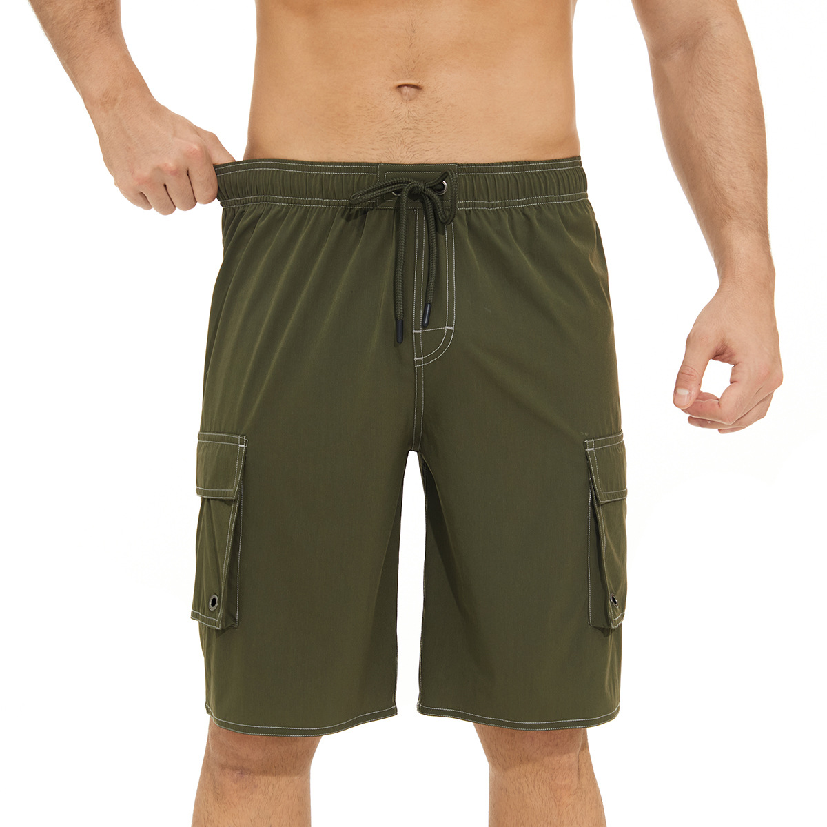 Cross-border Goods-only Summer Shorts for Joggers Solid Color Short Casual Comfortable Shorts Outdoor Plus Size Beach Pants
