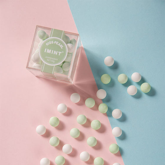 Kiss candy rose fragrance candy cool breath lasting fresh date spit gift box sugar-free mint candy