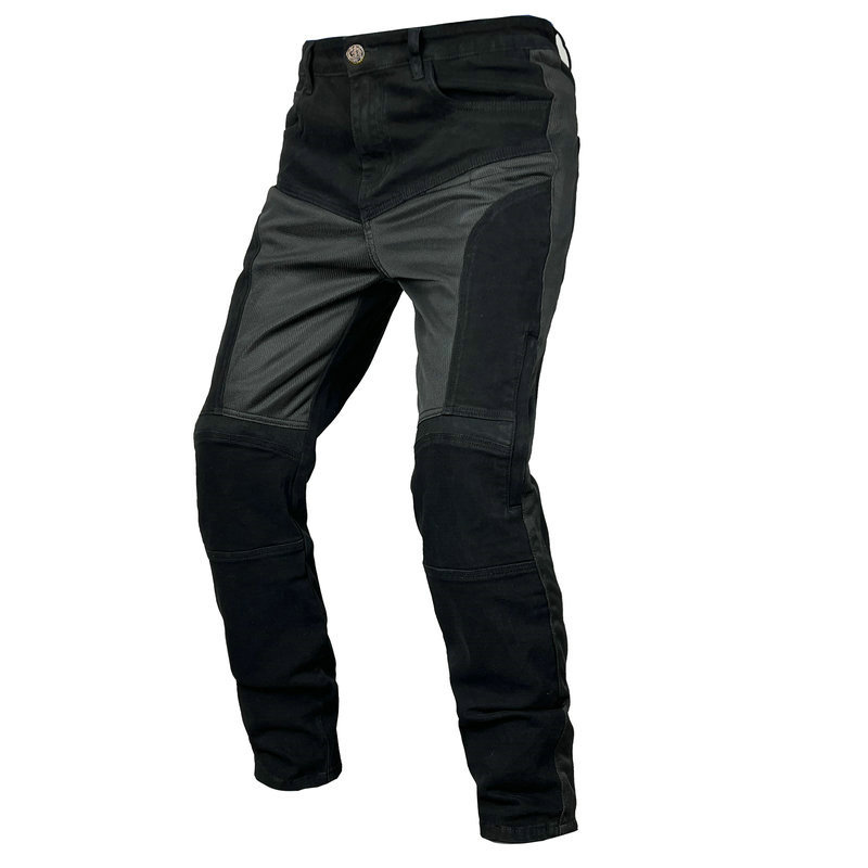 Wholesale motorcycle jeans men's summer mesh breathable motorcycle pants up and down adjustable knee pads drop-resistant racing pants