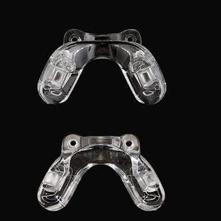 Children's glasses nose pad soft silicone nose bridge saddle screw double-hole one-piece nose pad bracket glasses nose pad