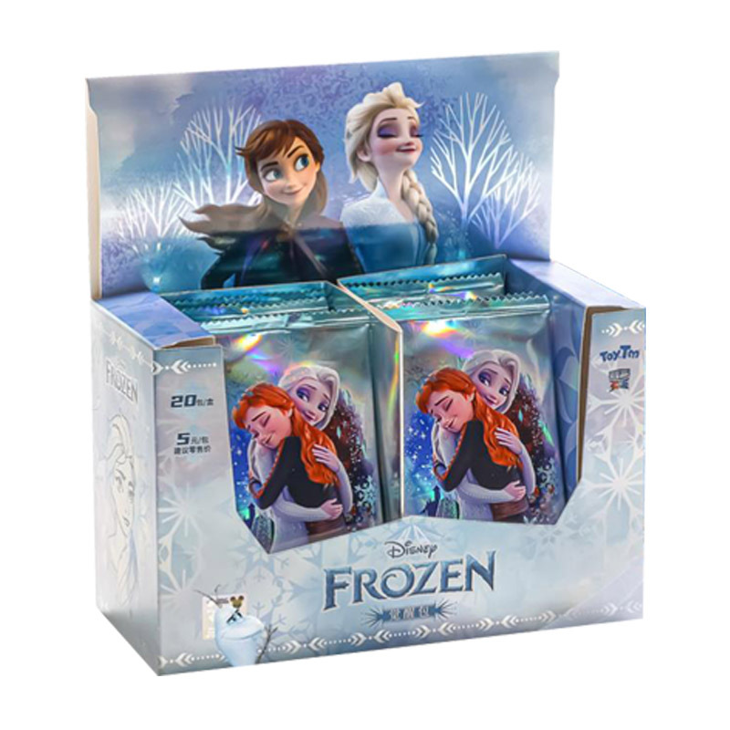 Frozen Card Anna Snow White Aisha Princess Card Collection Girl Children's Toy Summon Pack Card Book