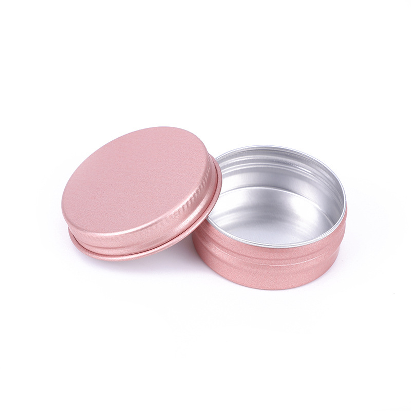 Factory Direct Sales 15g ML Rose Gold Thread Small Aluminum Box Cream Paste Cooling Oil DIY Lithospermum Ointment Packaging Box