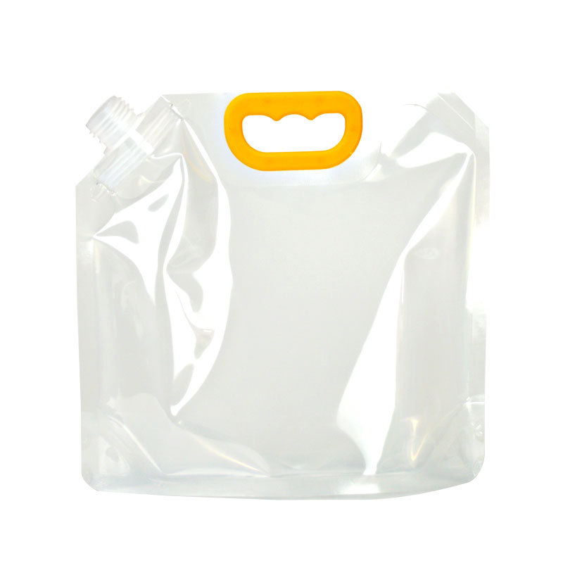 Outdoor Water Bag Large Capacity Food Grade Thickened Blue Transparent Foldable Portable Water Bag Travel Camping Picnic