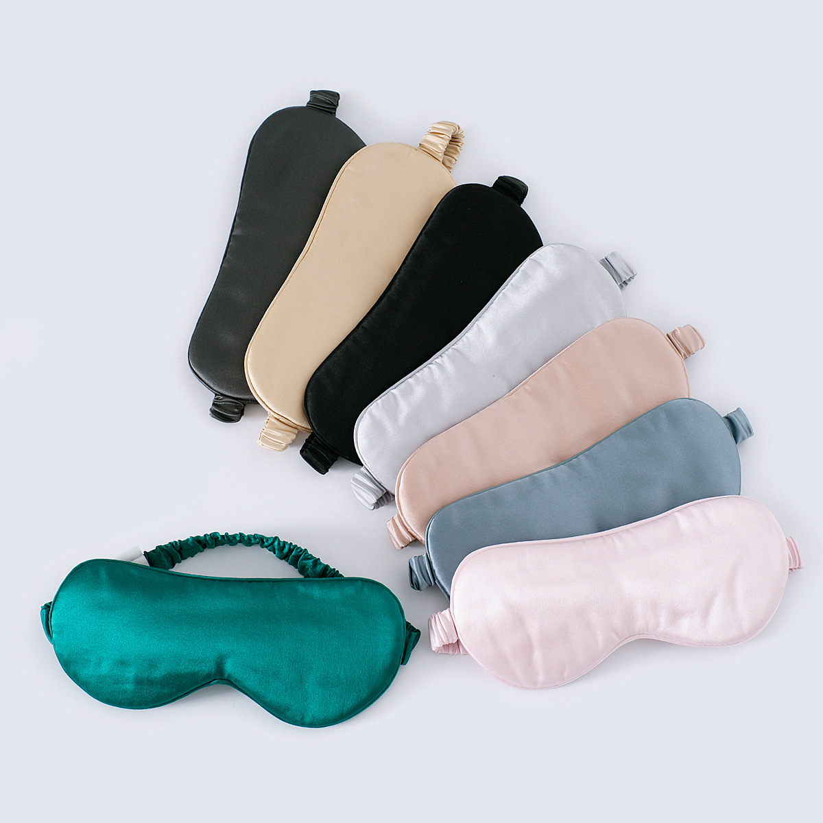19 MMI silk eye mask double-sided 100% mulberry silk office lunch break sleep shading breathable eye mask printed logo