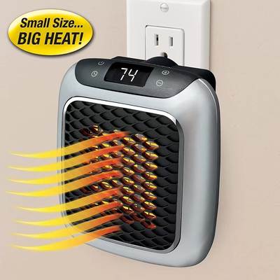 Mini heater wall-mounted remote control high-power heating artifact household dormitory office fast heating heater