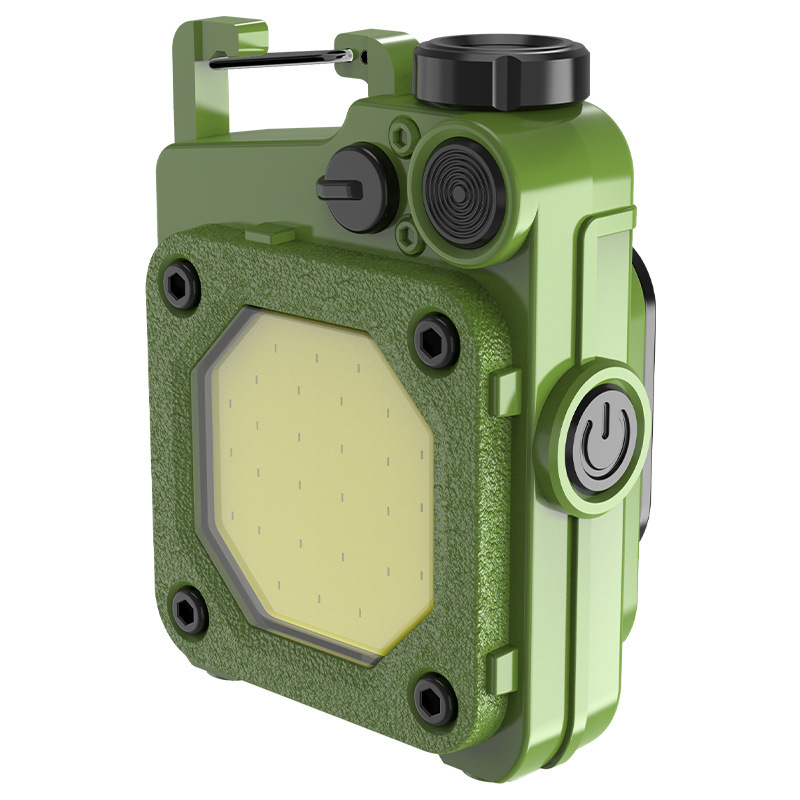 Cross-border new multi-function key chain lamp strong light rechargeable flashlight super bright outdoor portable mini work light