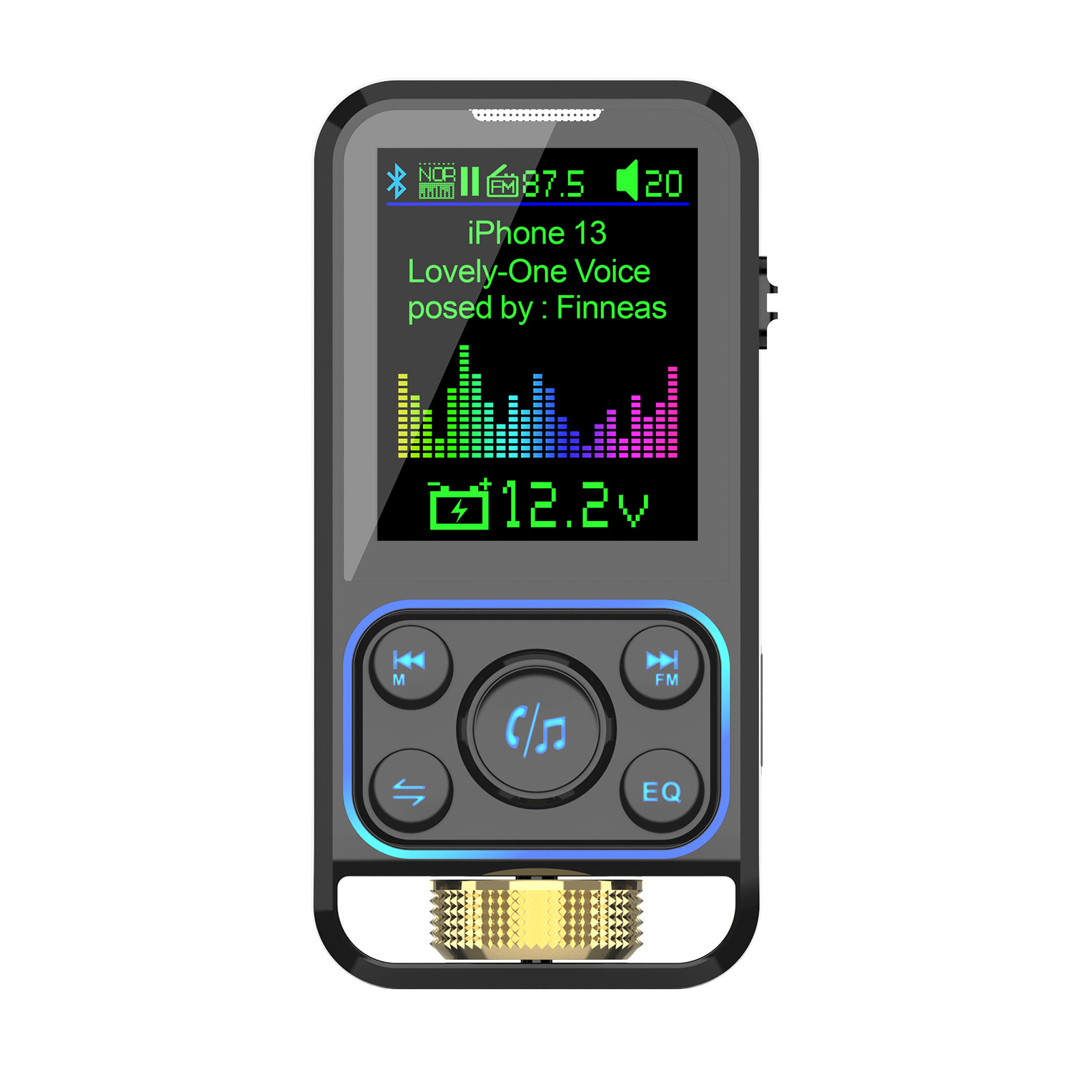 Car Bluetooth MP3 Player Hands-free Lossless Sound Quality HD Frequency Display Car MP3 Charger Super Fast Charge