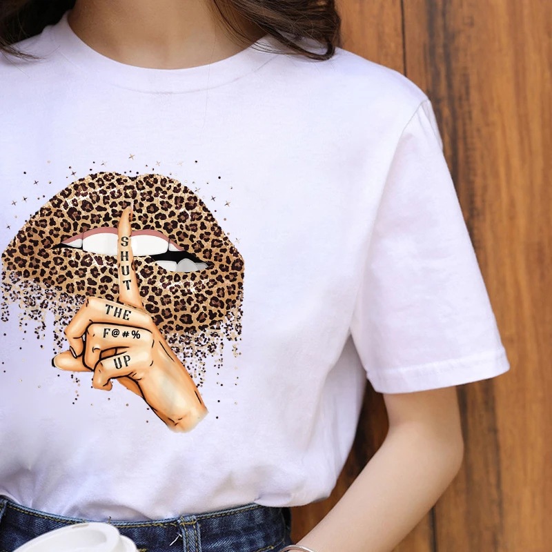 Year-round supply European and American Foreign trade 2021 new summer short-sleeved T-shirt women's clothing student loose plus size women's top