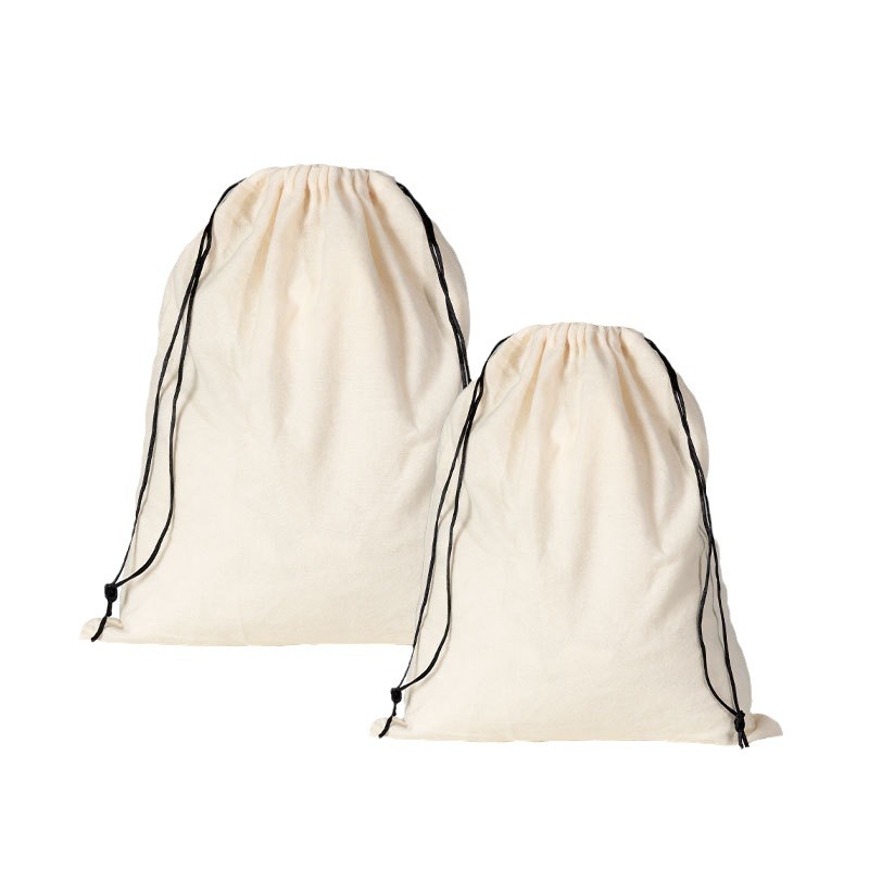 Canvas Bag Spot Blank Drawstring Bag All Cotton Shopping Canvas Bag Jewelry Storage Canvas Bag