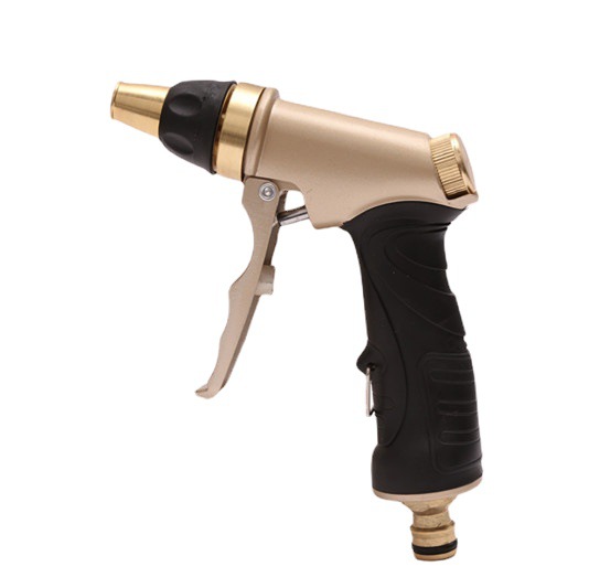Los fabricantes suministran nueva pistola de agua de alta presión de oro tuhao pistola de agua de lavado de coches multifunción pistola de agua de metal de cobre al por mayor
