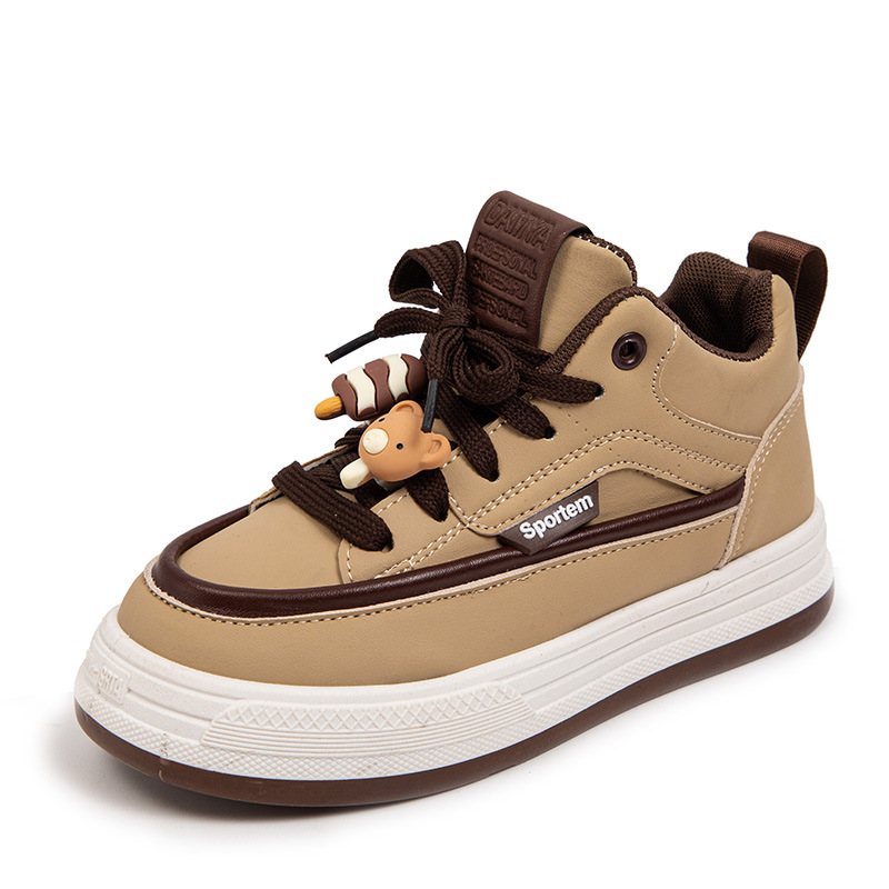 Children's sneaker 2023 Spring and Autumn new boys' casual shoes girls' fashion all-matching board shoes primary school students' soft bottom fashion