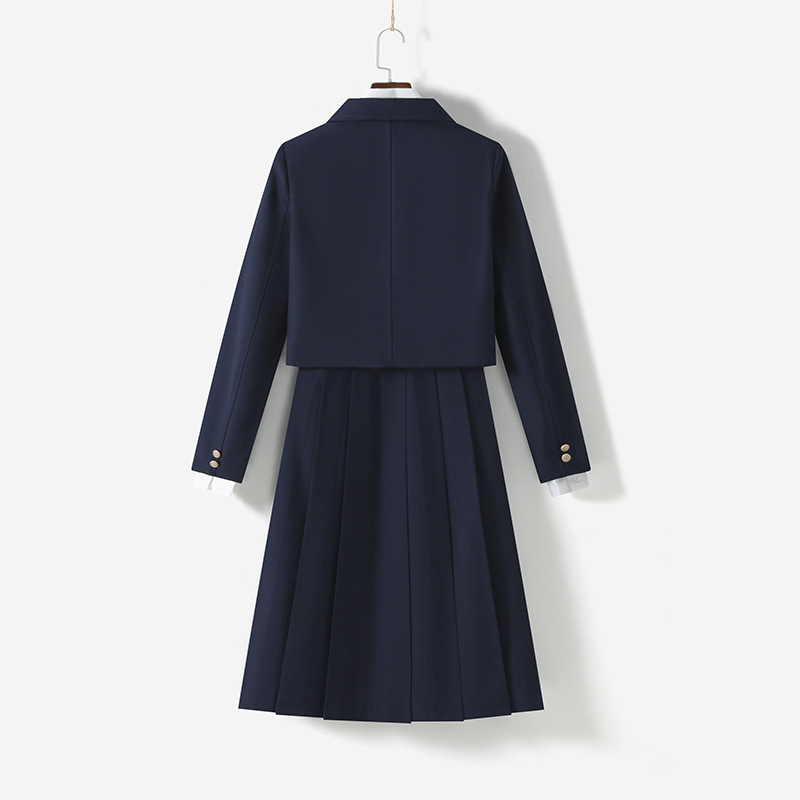 Original JK uniform suit jacket women's pleated skirt genuine Japanese milk protection skirt student class clothes college style suit