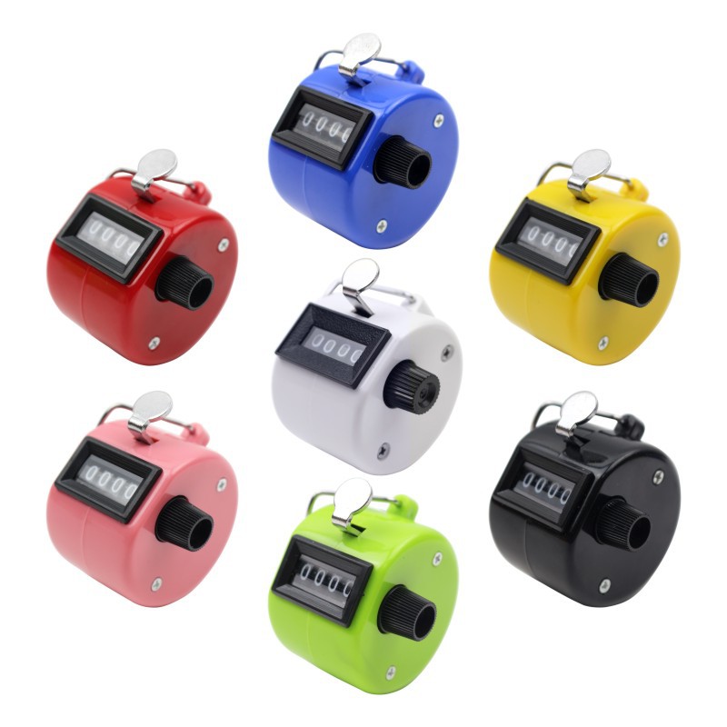 Factory wholesale four digit color mechanical counter plastic mechanical manual counter electronic counter