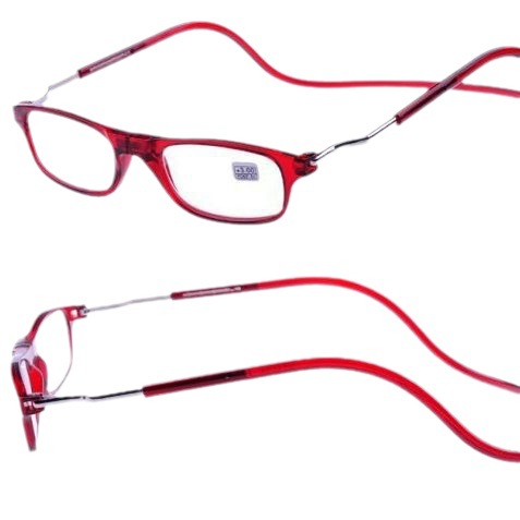 Magnet Presbyopic Glasses Drop-resistant Anti-drop Anti-forget Magnetic Attraction Style Presbyopic Glasses Halter-hanging Lightweight Presbyopic Glasses Gift for Parents