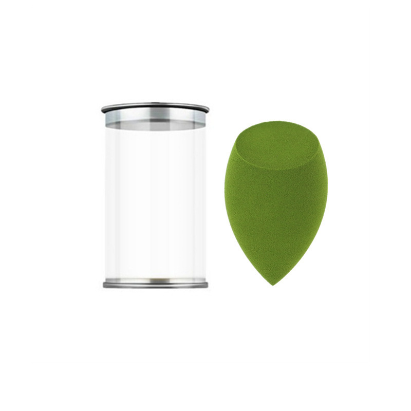 Beauty egg wholesale independent packaging oblique cut makeup egg water drop makeup Egg gourd puff egg bracket studio sponge