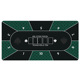 120x60cm green and black for ten people
