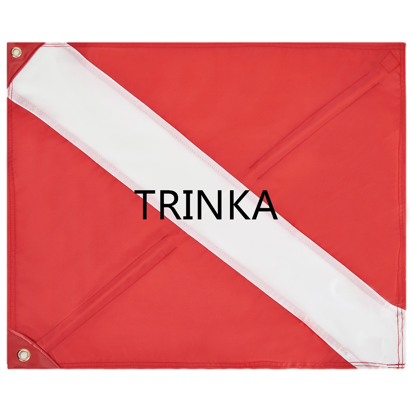 (Bracket) red and white floating Diving Flag International Diving activity logo supplies Scuba Diving Flag