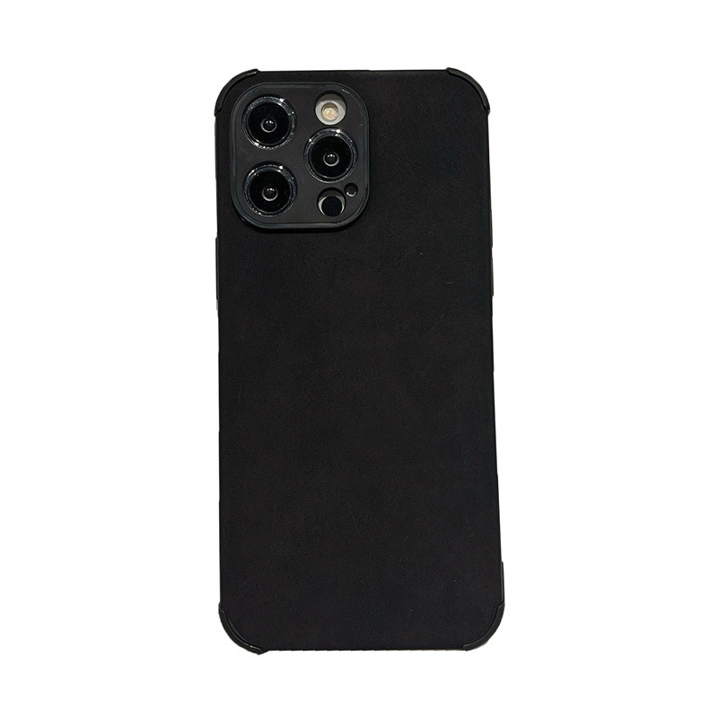 Skin-feeling Lambskin Anti-drop Mobile Phone Case for iphone15promax Apple 13/14pro Mobile Phone Case