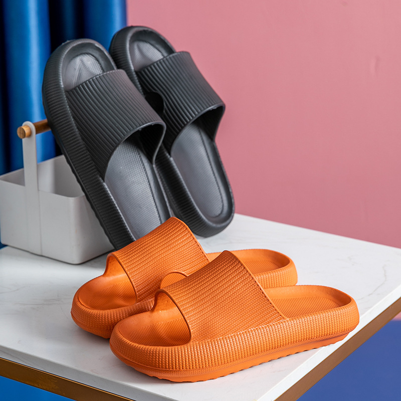Slippers Explosive Household Feeling Slippers Women's Bathroom Bath Non-slip Deodorant Wear-resistant Home Wholesale Thick-soled Shoes