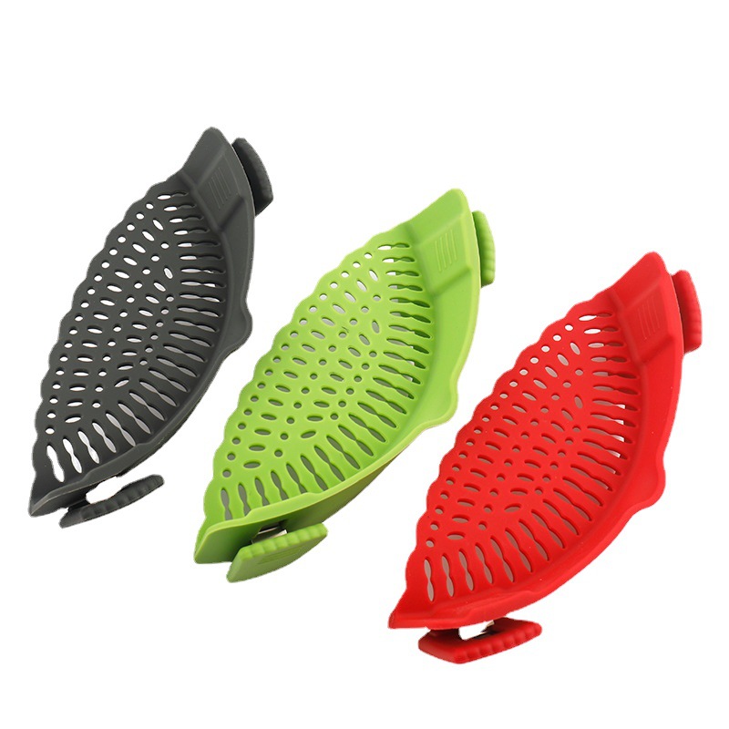 Source manufacturers drain basket silicone kitchen dish washing drain basket adjustable universal creative household kitchen supplies