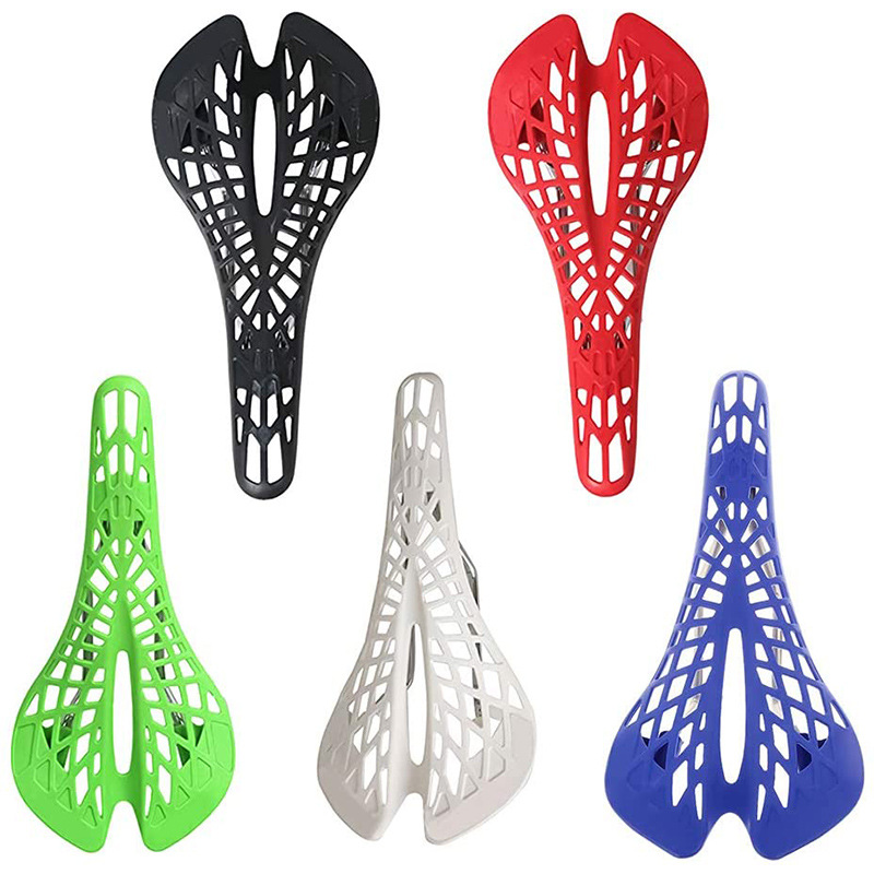 Wholesale Spider saddle Silk Air breathable bicycle riding accessories [support processing customization] road car seat