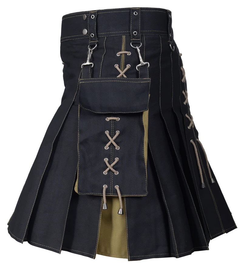 2023 new arrival men's Amazon AliExpress hot sale popular Scottish festival skirt multi-color medieval pleated skirt