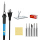 Small temperature control Blue +5 Heads + iron sheet bracket + Rosin + sponge/American Standard