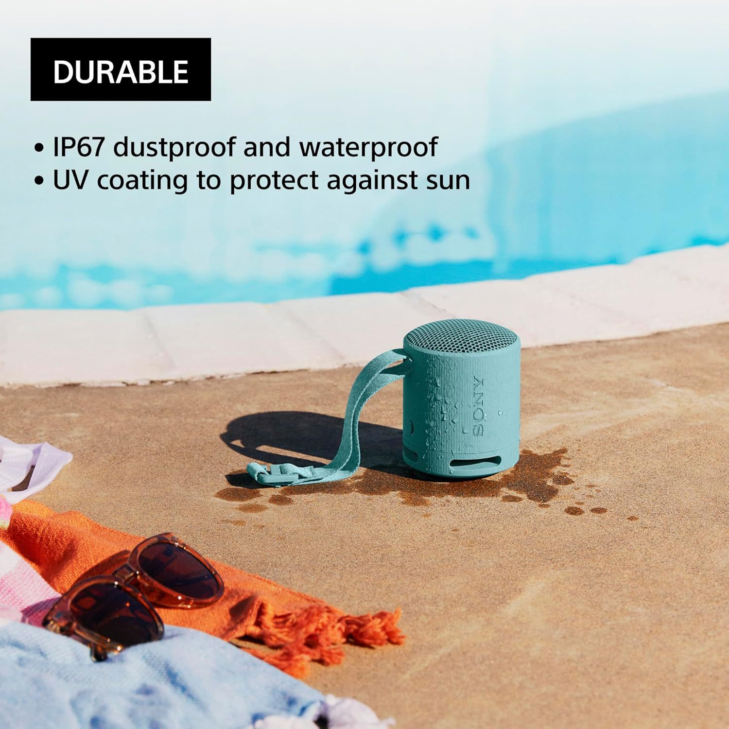 Cross-border new cable SRS-XB100 portable subwoofer outdoor mini bluetooth speaker portable bluetooth speaker