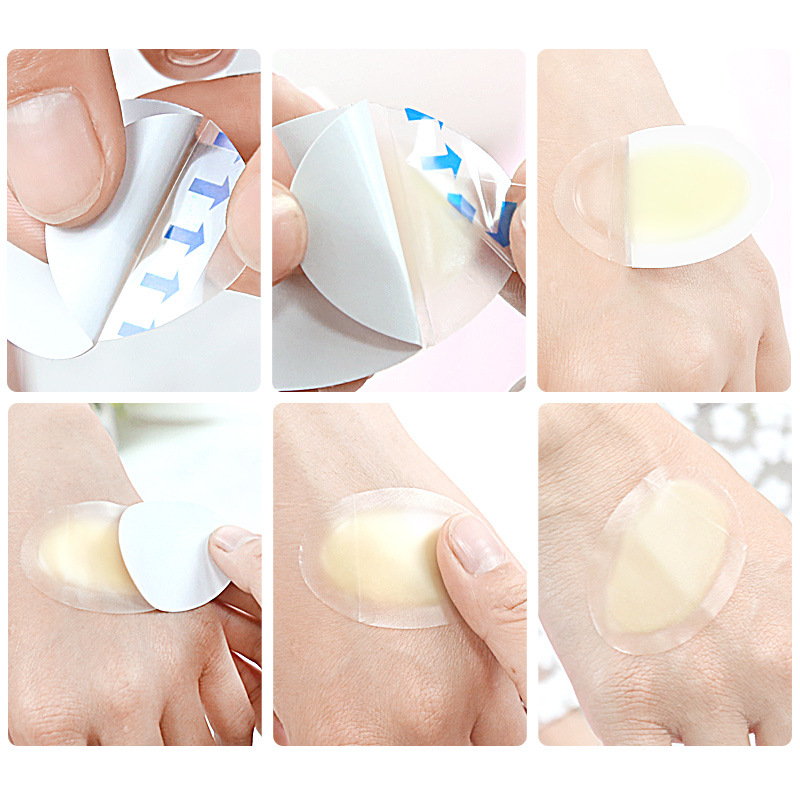 Blister stickers women's high heel shoes gel heel stickers anti-wear foot stickers heel stickers shoes stickers half size pad heel stickers
