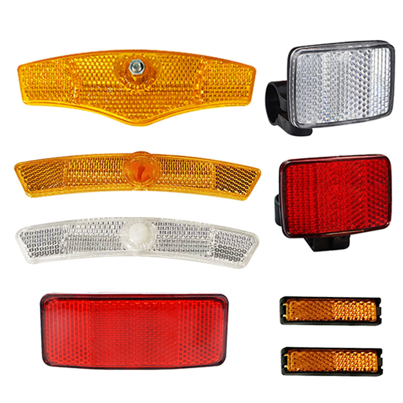 Bicycle reflector rear warning sheet night riding pedal spoke Universal Shelf reflective taillight bicycle accessories