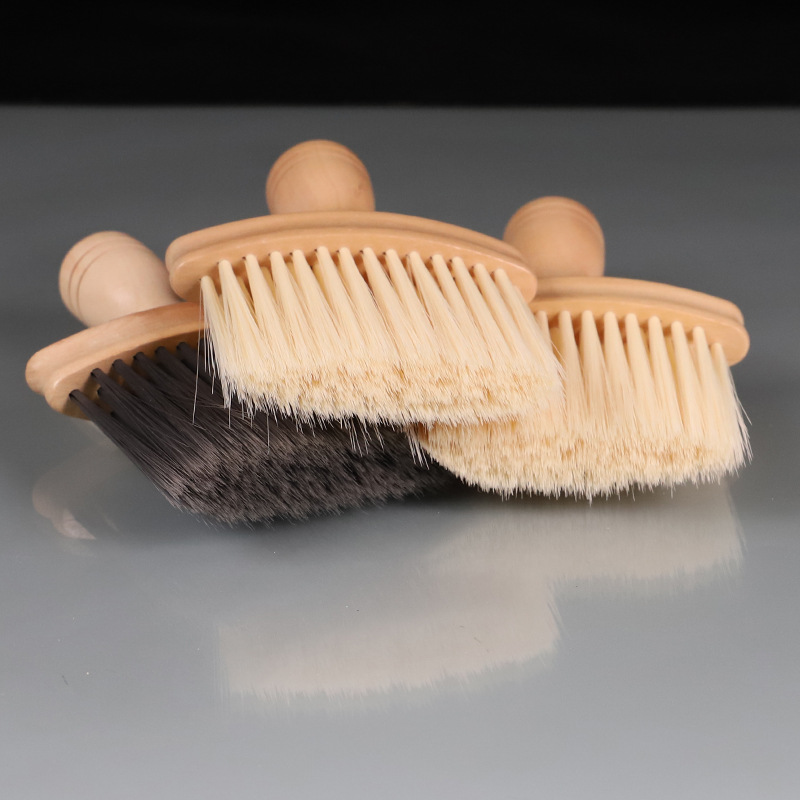 High-grade wooden handle cleaning brush car air conditioning air outlet brush extended brush car interior gap cleaning brush