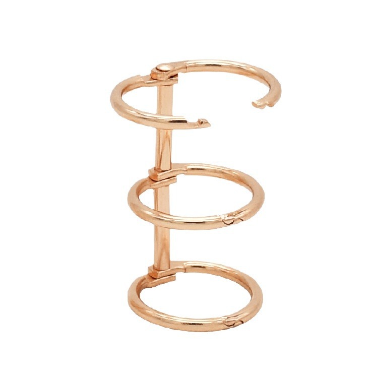 Table Calendar Accessories Three-hole Binding Ring Buckle Hotel Menu Three-ring Learning Materials Test Paper 3-ring Ring Metal