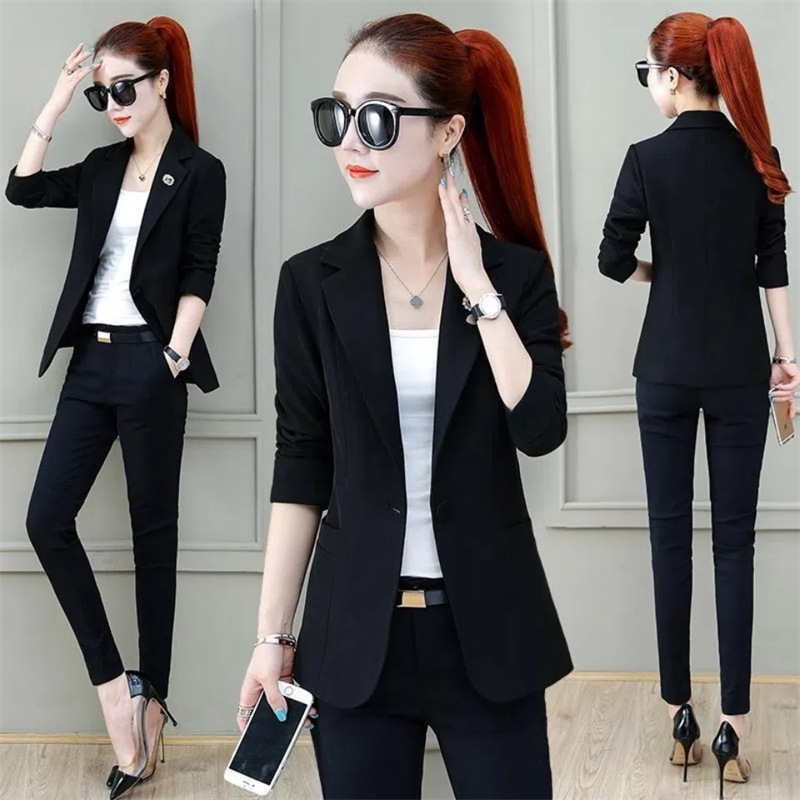 Short blazer women's spring wear  new thin style fashionable high-end suit formal top trend