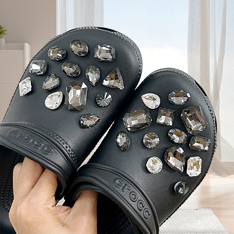 [sticky good delivery] new dark hole shoes decorative buckle three-dimensional buckle shoes flower shoe buckle diy accessories