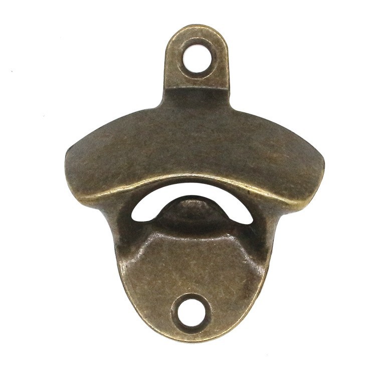 Zinc alloy bottle opener creative retro wall-mounted beer bottle opener wall-mounted bottle opener