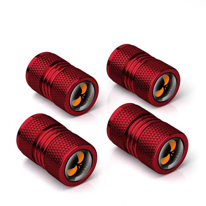 Lantern ghost head cross-border new tire valve cap personality valve core decorative cover skull modified universal