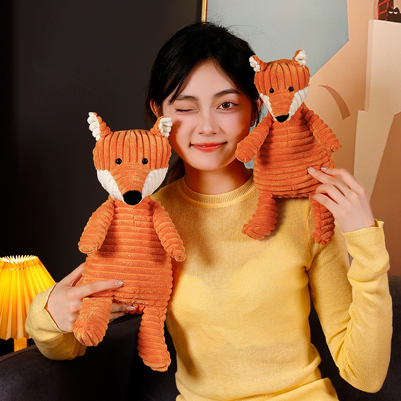Can't hide Zhao Rusi Sang Zhi same Fox doll cute striped fox plush toy doll gift