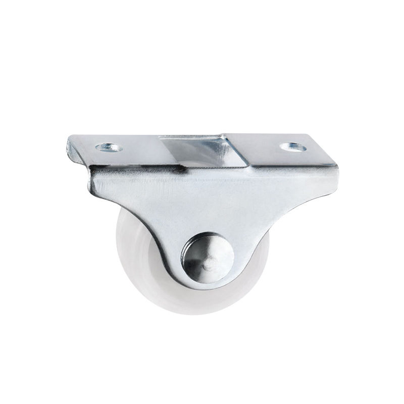 1 inch rail wheel plastic drawer small wheel cross-border furniture white nylon caster cabinet pulley black pp directional wheel
