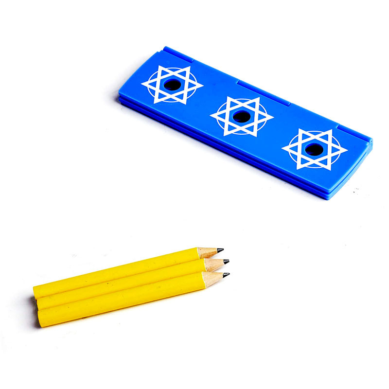 Pencil Coin Children's Close-up Magic Props Magic Coin Stage Performance Pencil Piercing Coin