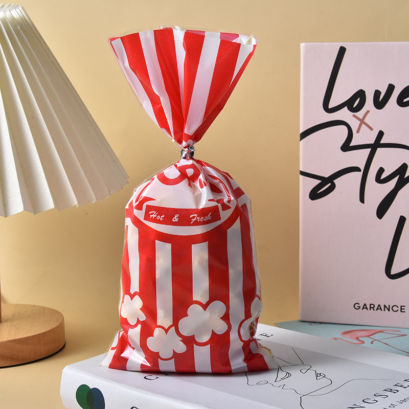 Color printing opp flat pocket candy popcorn biscuit bread toast bag casual baking food packaging bag