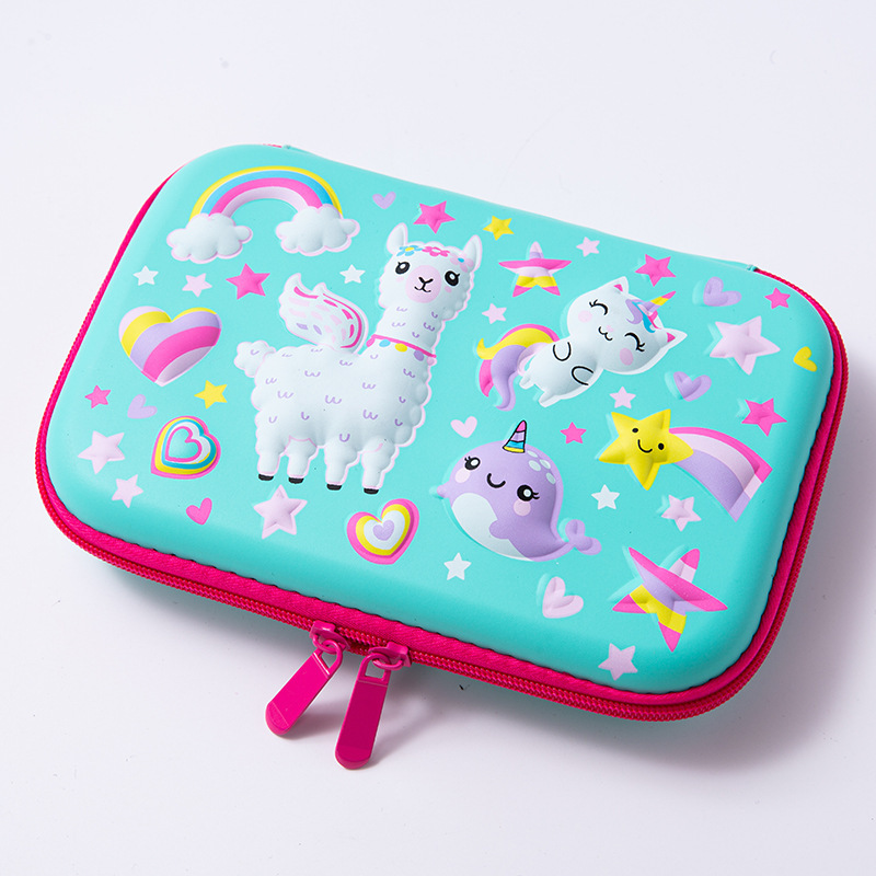 Factory in stock student EVA stationery box cartoon pattern pencil case multifunctional convenient pencil case stationery box