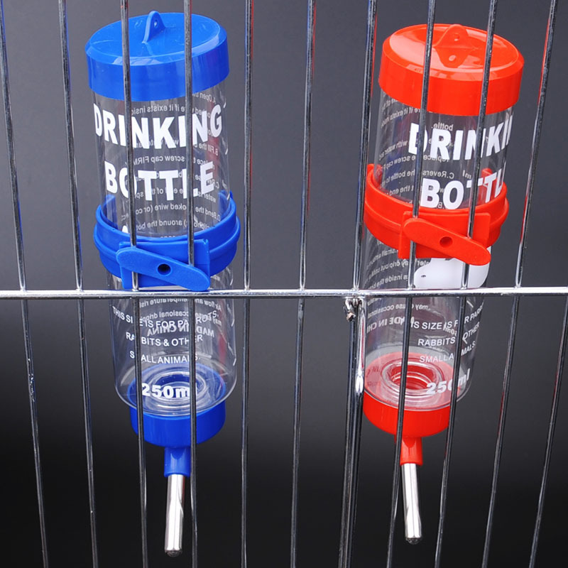 Hamster kettle large 250ml automatic water feeder small pet Chinchilla rabbit water dispenser hanging water dispenser