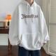 American retro sweater men's spring and autumn hiphop fashion brand ins loose plus size vintage couple hooded jacket