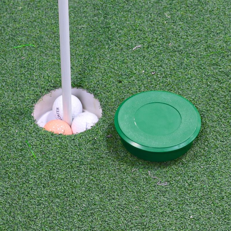 Factory wholesale golf hole cup lid golf driving range supplies green hole cup lid golf accessories