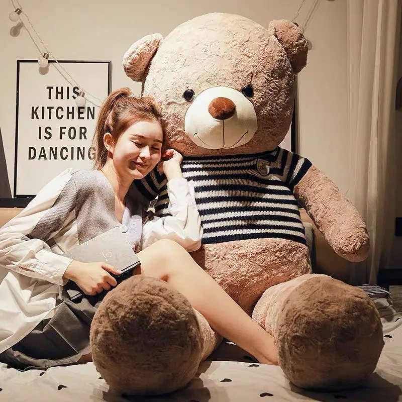 Cute hug bear oversized Big Bear doll plush toy large teddy bear doll wedding doll female